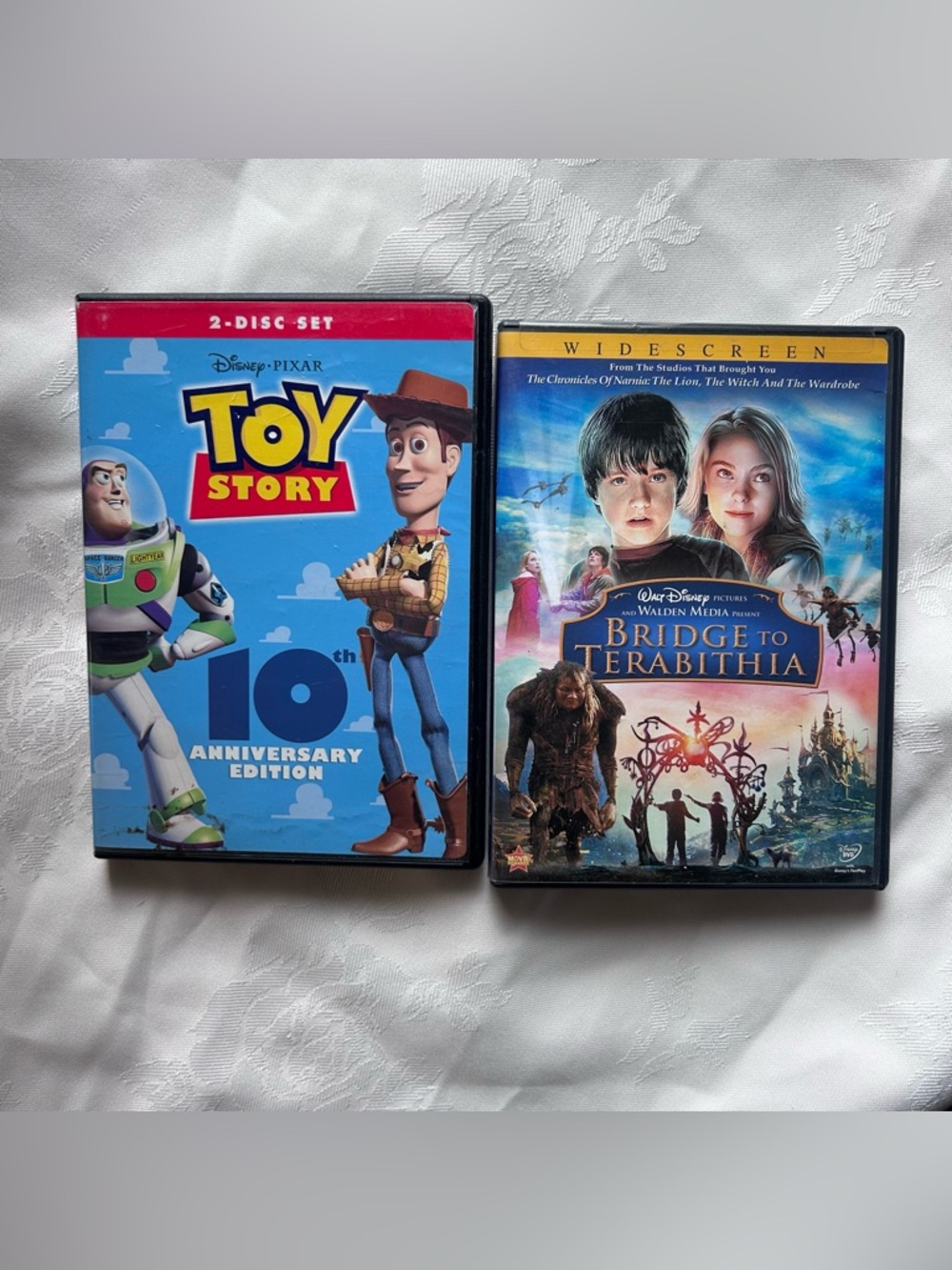 Disney Toy Story & Bridge to Terabithia DVD lot